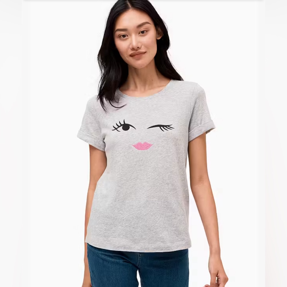 Kate Spade Broome Street Winking Eye Tee